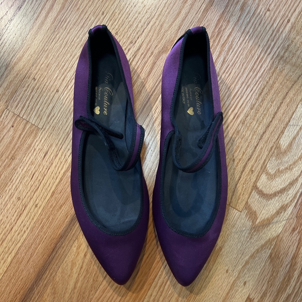 Gia Couture Satin Flats